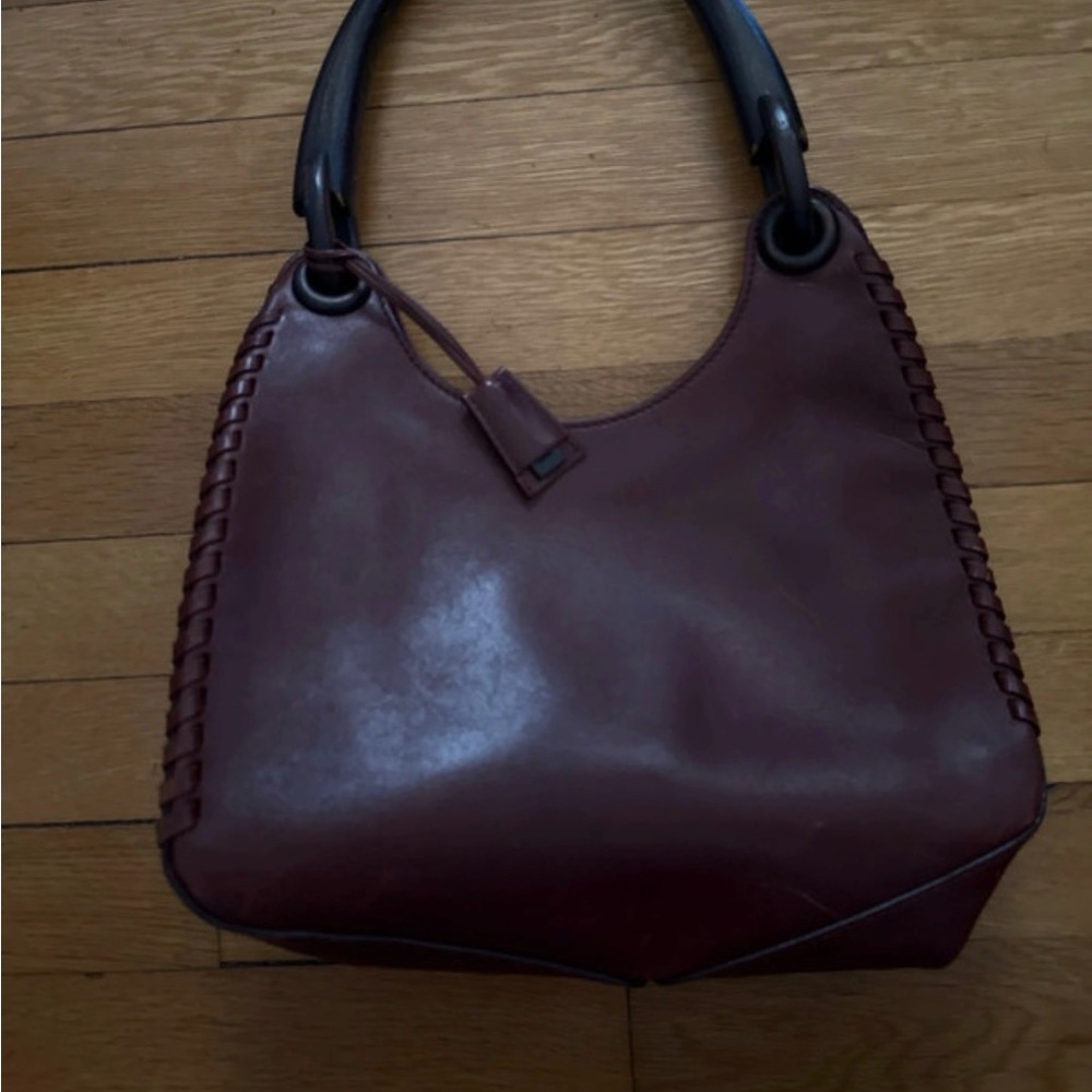 Gucci Dark Brown Leather Hobo Bag
